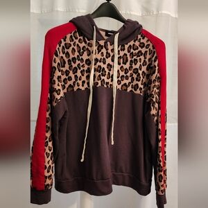 Monrow color block hoodie